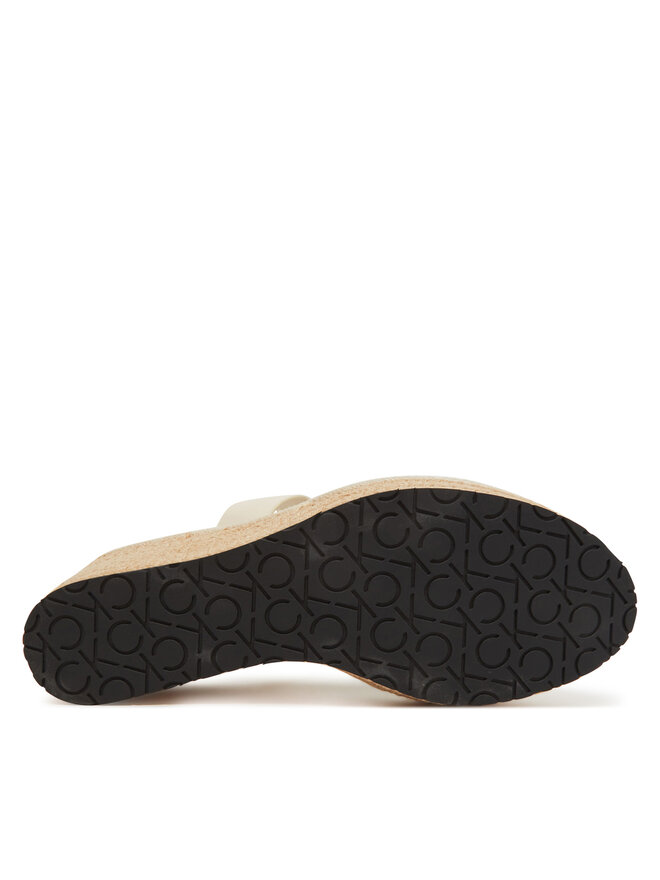 Calvin Klein Espadryle Calvin Klein Wedge Sandal 50 - He HW0HW02375 Écru