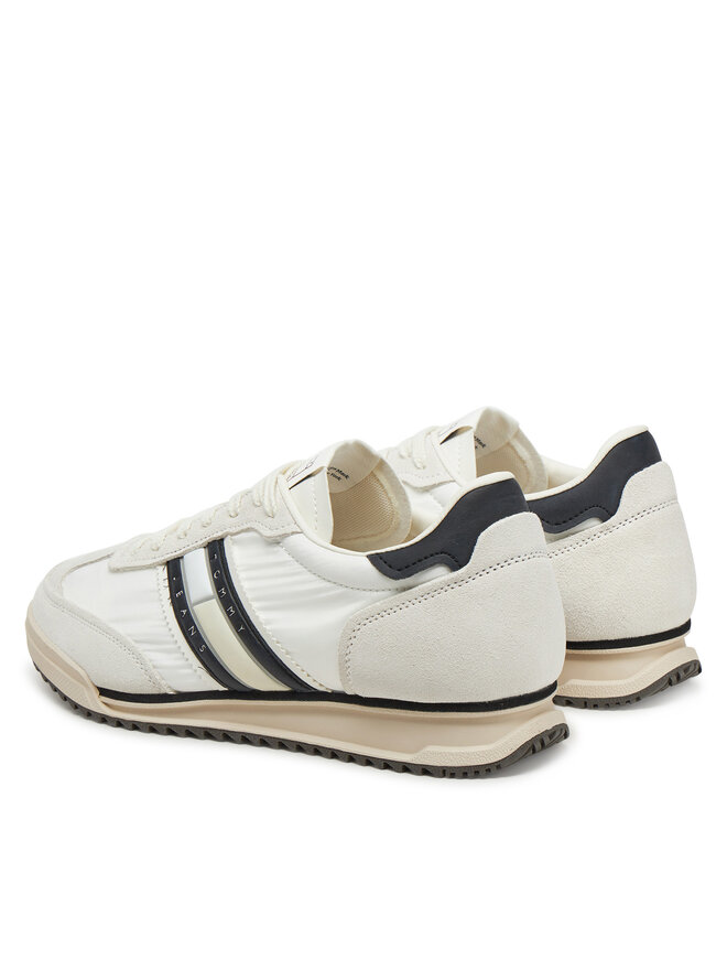 Tommy Jeans Sneakersy Tommy Jeans Tjm Retro Runner Cleated EM0EM01527 Biały