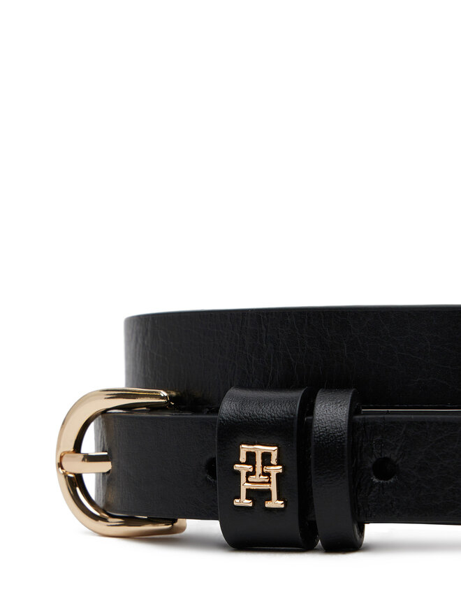 Tommy Hilfiger Pasek Damski Tommy Hilfiger Essential Effortless 1.5 AW0AW17246 Czarny