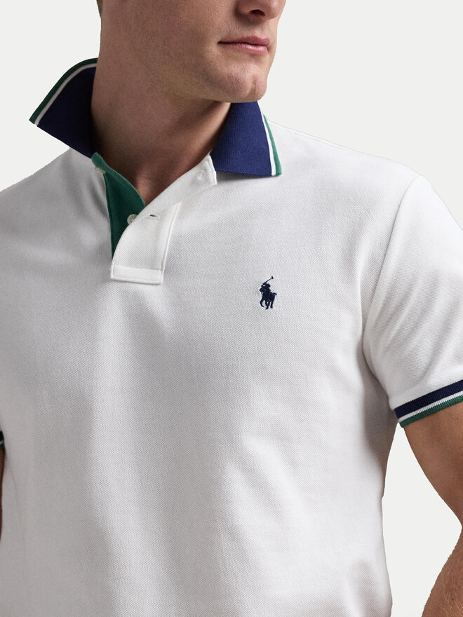 Polo Ralph Lauren Polo Ralph Lauren Poloshirt 710963479001 Weiß Custom Slim Fit