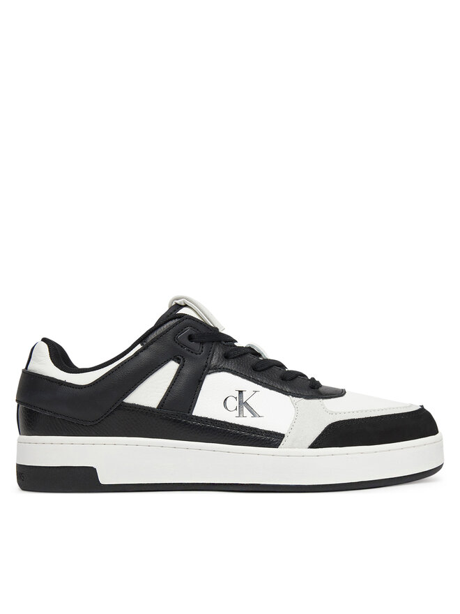 Calvin Klein Jeans Sneakers Calvin Klein Jeans Basket Cup Low Laceup Lth Mix YM0YM01308 Bianco