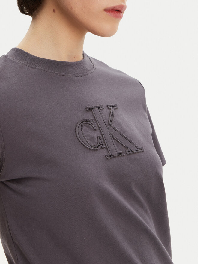 Calvin Klein Jeans Calvin Klein Jeans Camiseta J20J225256 Gris Regular Fit