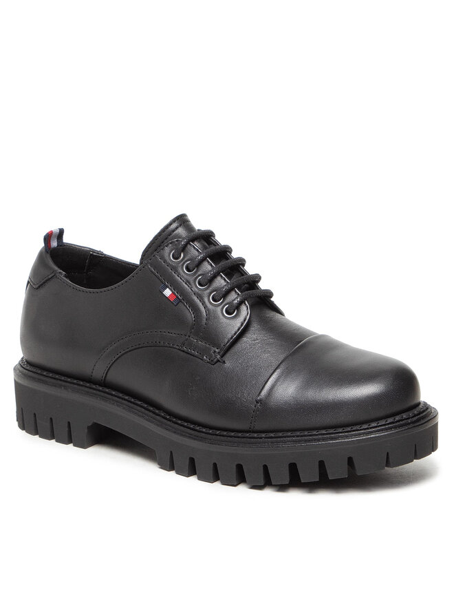 直営店に限定 Pusbačiai Tommy Hilfiger Chunky Dress Toecap Shoe FM0FM03756 記念グッズ