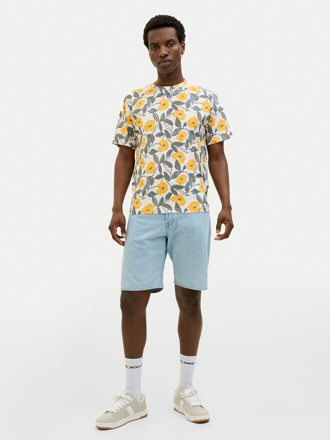 Jack&Jones Jack&Jones Marškinėliai Almeria 12276912 Smėlio Regular Fit