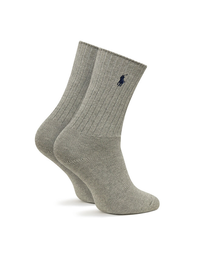 Polo Ralph Lauren Skarpety wysokie damskie Polo Ralph Lauren 455846847013 Szary