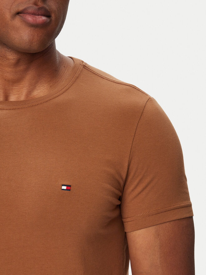 Tommy Hilfiger Tommy Hilfiger T-Shirt MW0MW10800 Braun Slim Fit