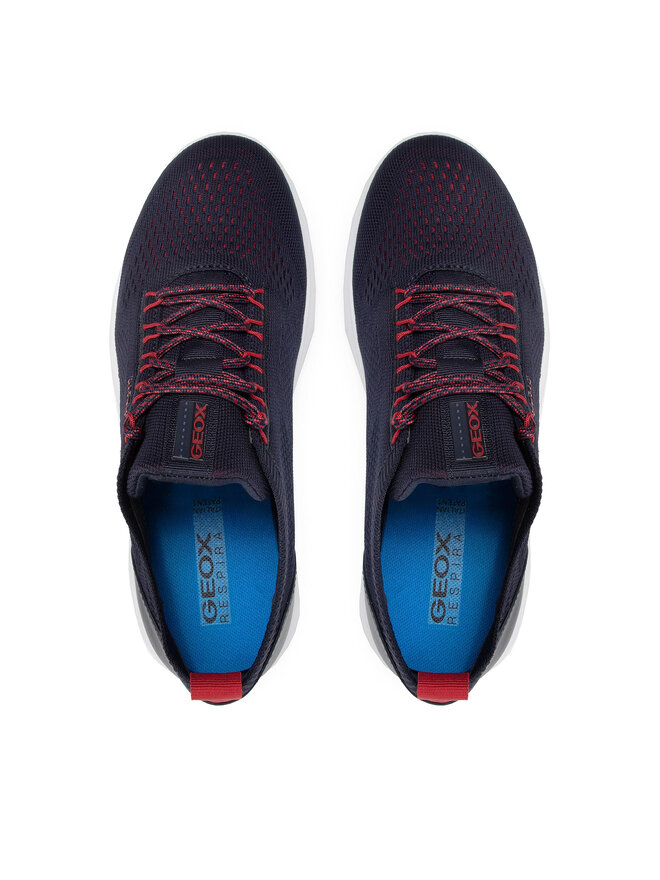 Geox Sneakersy Geox U Spherica A U15BYA 0006K C4064 Tmavomodrá
