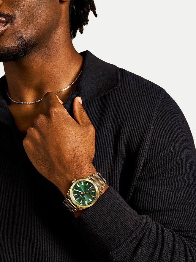 Fossil Uhr Fossil FS6090 Goldfarben