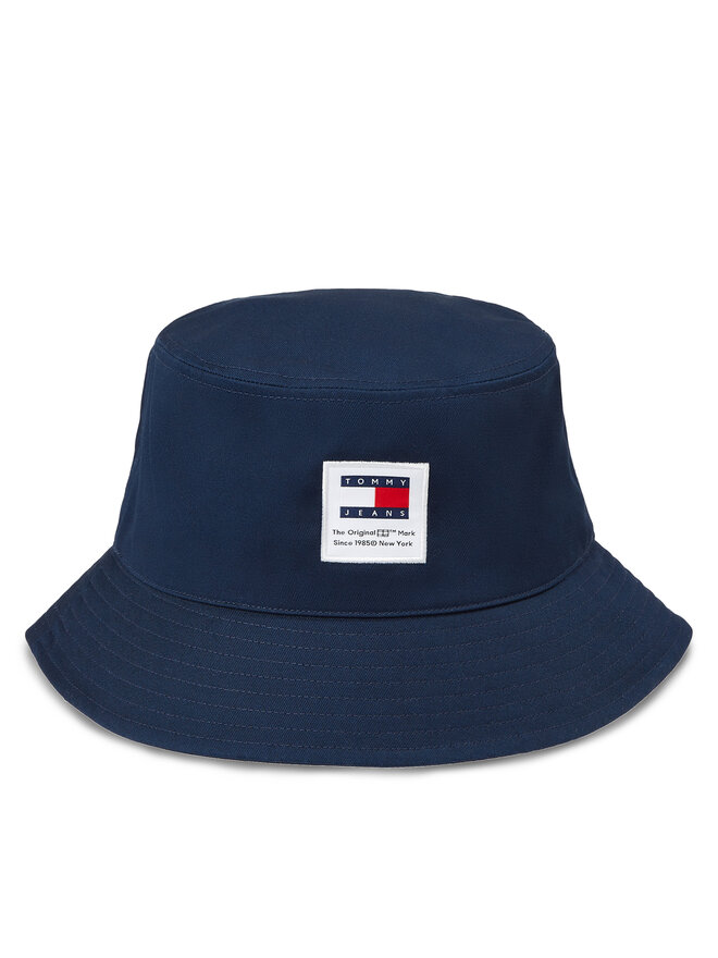 Tommy Jeans Kapelusz Tommy Jeans Tjm Modern Patch Bucket Hat AM0AM12018 Granatowy
