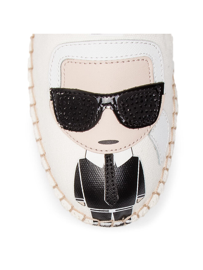 KARL LAGERFELD Espadryle KARL LAGERFELD KL80311 Biały