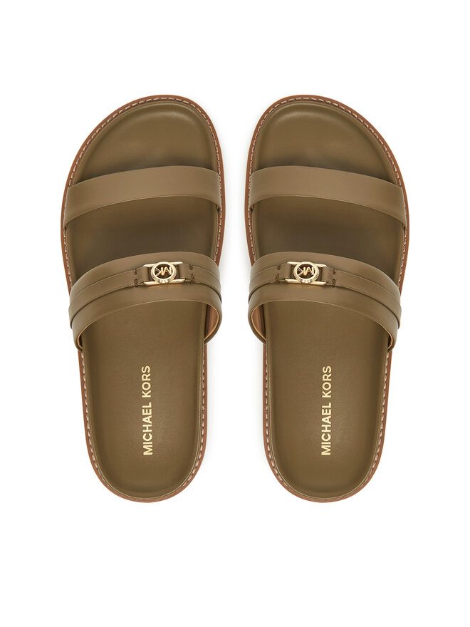 MICHAEL Michael Kors Pantoletten MICHAEL Michael Kors Mandy Flat Sandal 40S5MAFS2L Grün