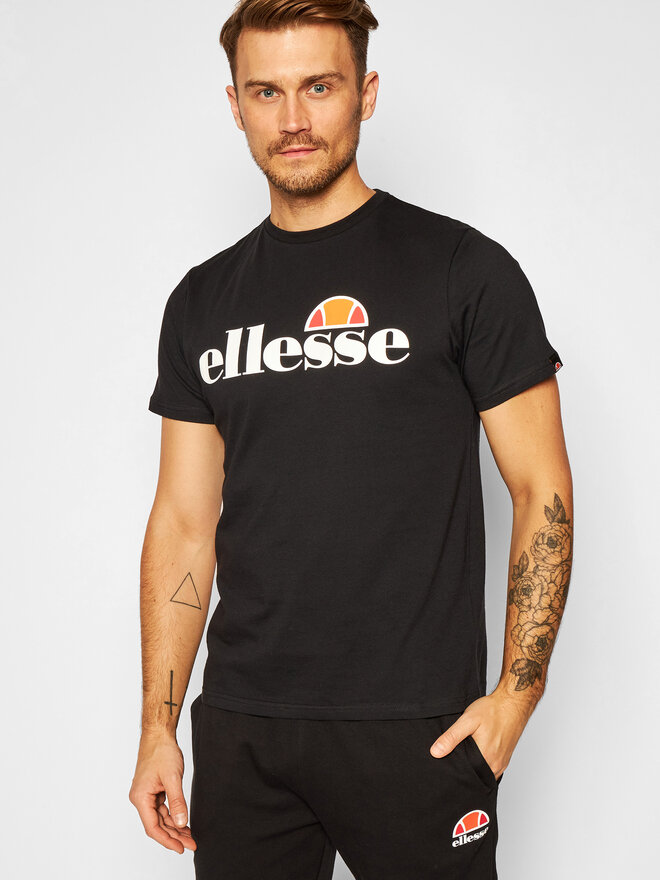 Ellesse Ellesse Marškinėliai Albany Tee SGS03237 Juoda Regular Fit