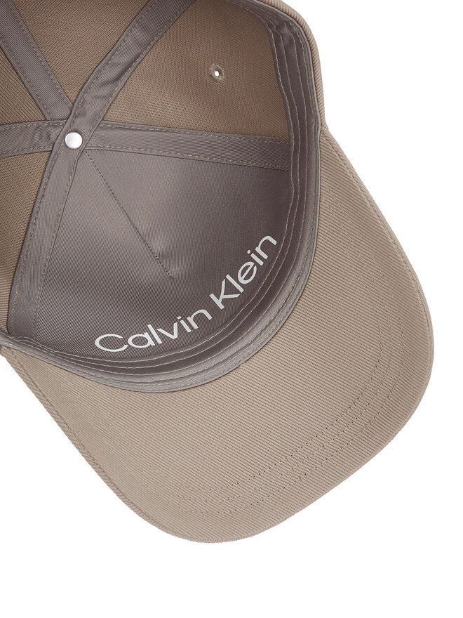 Calvin Klein Czapka z daszkiem Calvin Klein Bombed Metal K50K512349 Beżowy