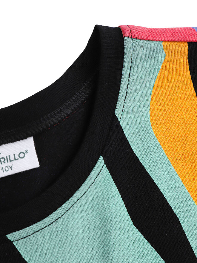 Coccodrillo Coccodrillo Marškinėliai WC5143203TGJ Juoda Relaxed Fit