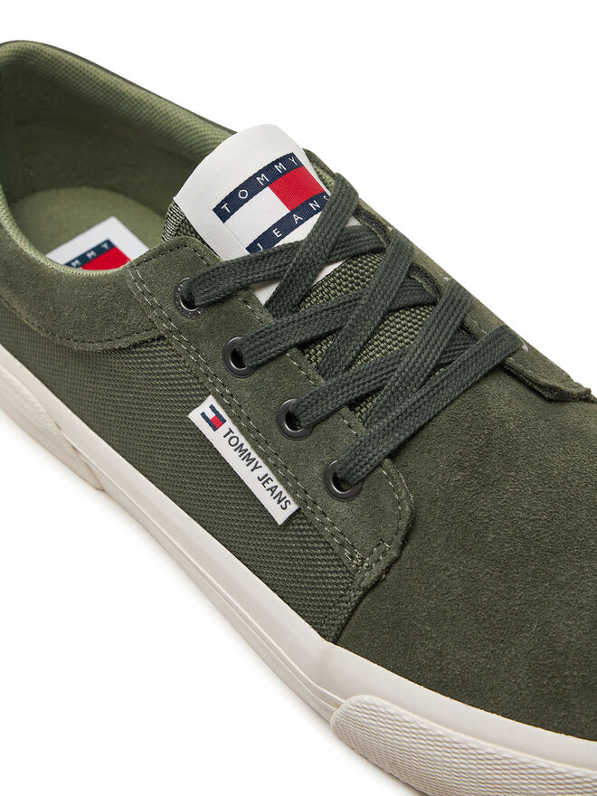 Tommy Jeans Tenisówki Tommy Jeans Tjm Vulc. Skate Derby EM0EM01427 Zielony