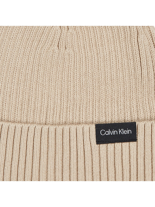Calvin Klein Gorro Calvin Klein Classic Cotton Rib Beanie K50K510982 Beis