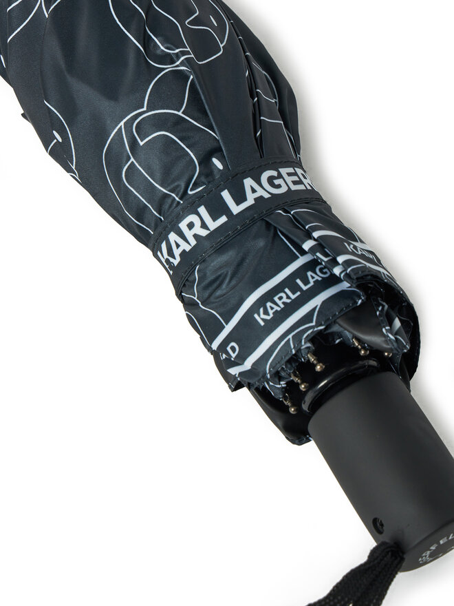 KARL LAGERFELD Regenschirm KARL LAGERFELD A1W50043 Schwarz