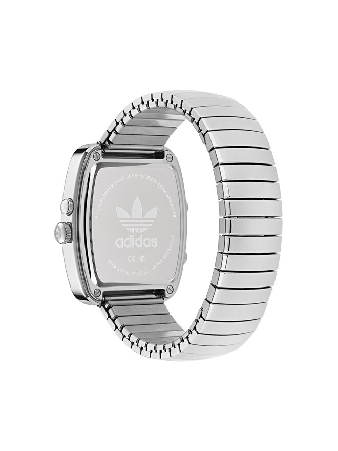 adidas Ρολόι adidas Retro Wave Three Chronograph AOSY25013 Ασημί