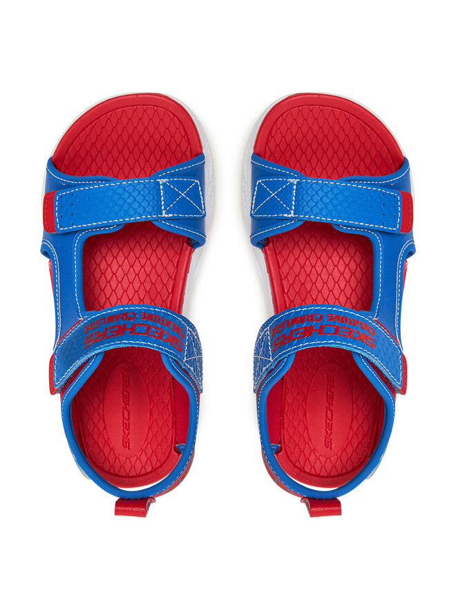 Skechers Sandały Skechers Creature-Splash-Bugtacular 402121L/BLRD Niebieski