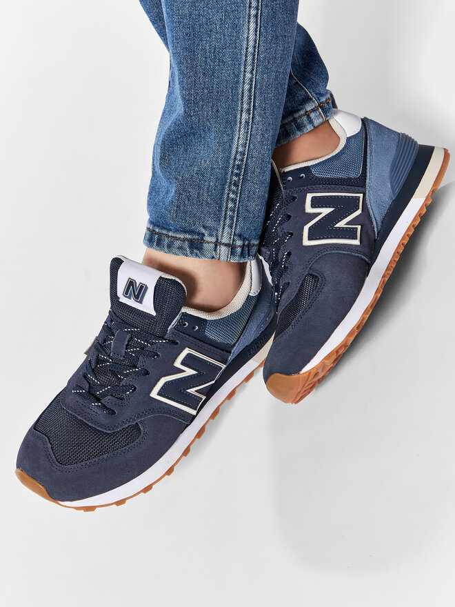 Sneakers New Balance ML574GRE Dunkelblau | eschuhe.de