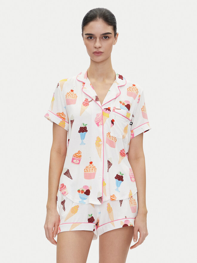 Kate Spade Kate Spade Pyjama KSI12746 Weiß Regular Fit