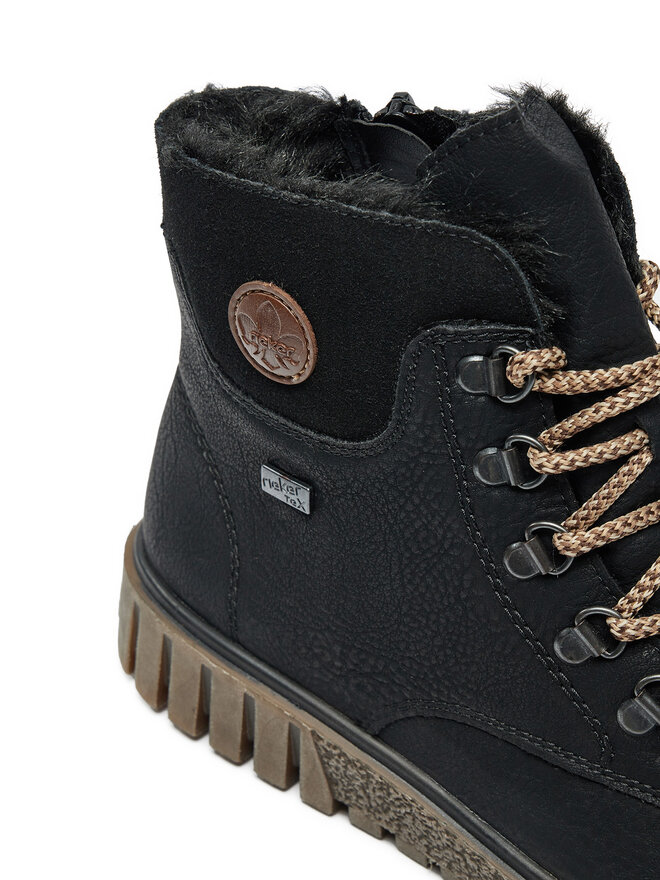 Rieker Schnürschuhe Rieker Y3433-00 Schwarz