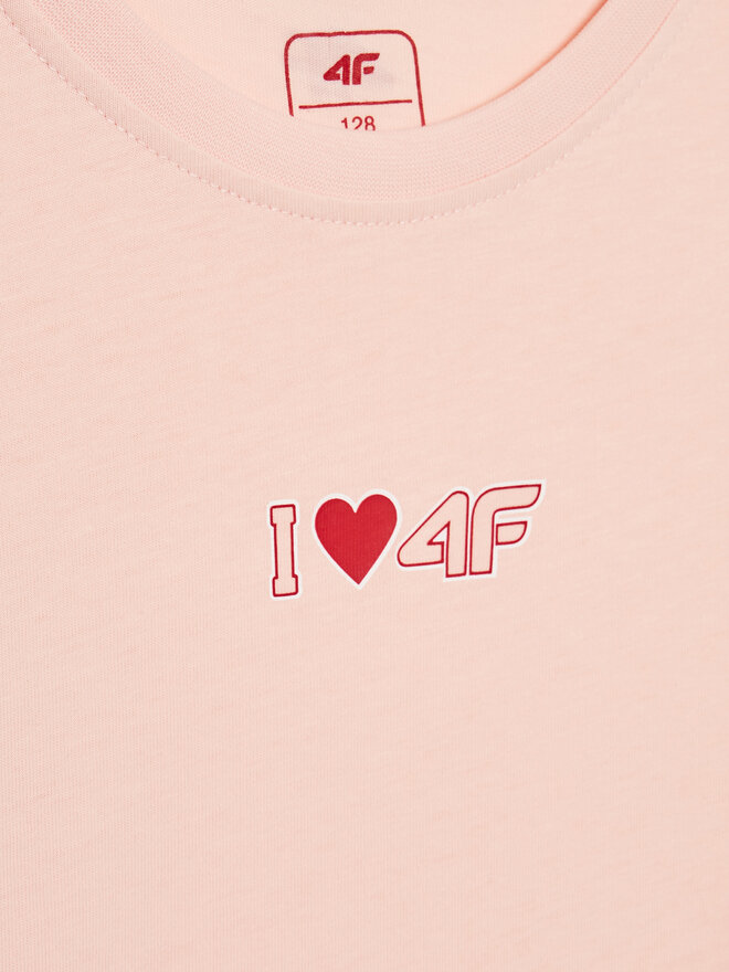 4F 4F Футболка HJZ22-JTSD005 Рожевий Regular Fit