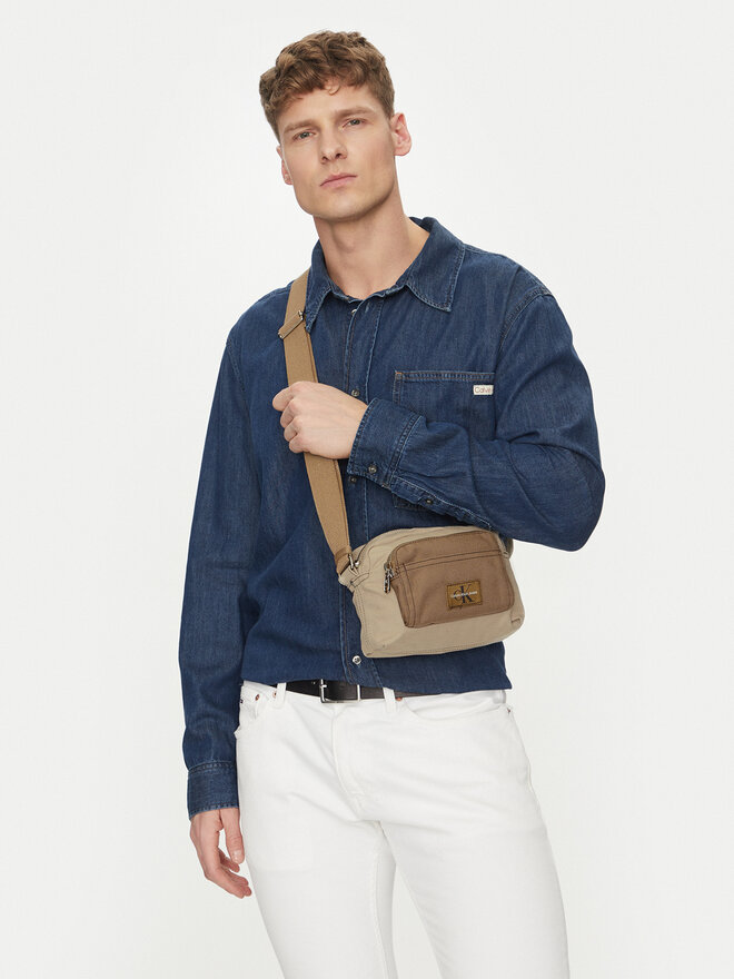 Calvin Klein Jeans Borsellino Calvin Klein Jeans Workwear Camera Bag Frnt Pocket LV04G3092G Grigio