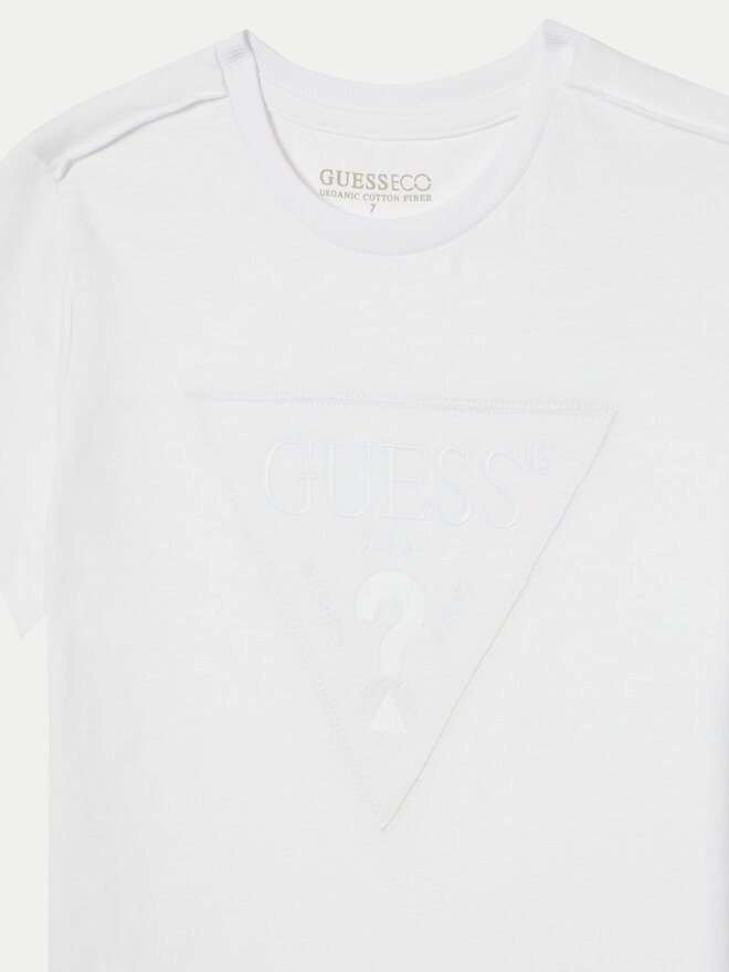 Guess Guess Marškinėliai L5GI02 K6XN4 Balta Regular Fit