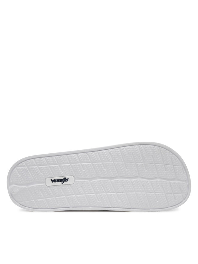 Wrangler Klapki Wrangler Avwewll Silder Men Low 20251042 Biały