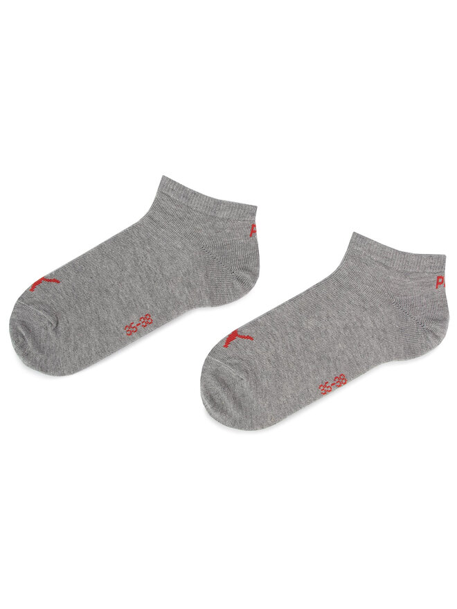Puma Zestaw 3 par niskich skarpet unisex Puma 261080001 Szary