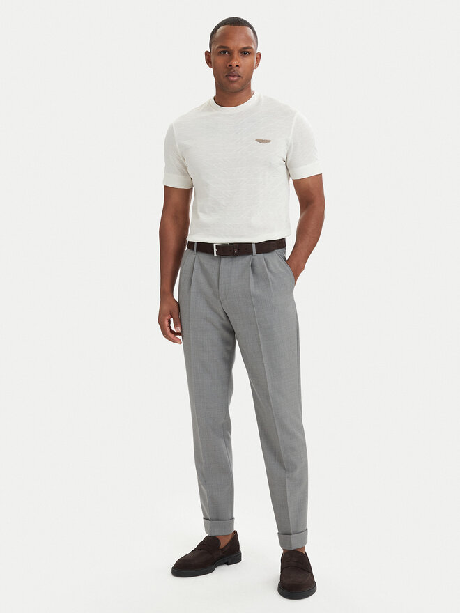 BOSS BOSS T-Shirt C-Thompson 180_AM 50565175 Creme Regular Fit