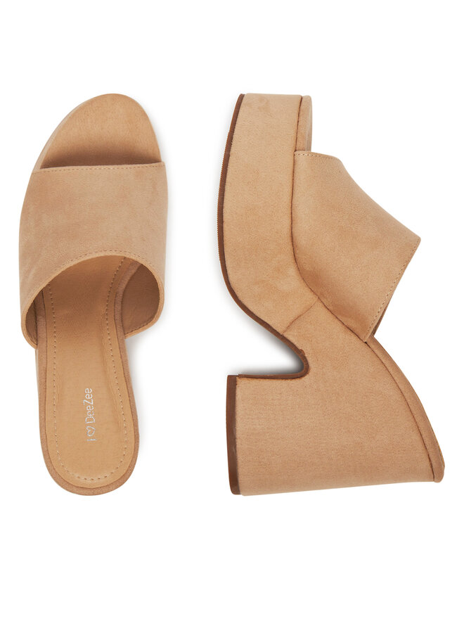 DeeZee Pantoletten DeeZee E8341-1 Beige