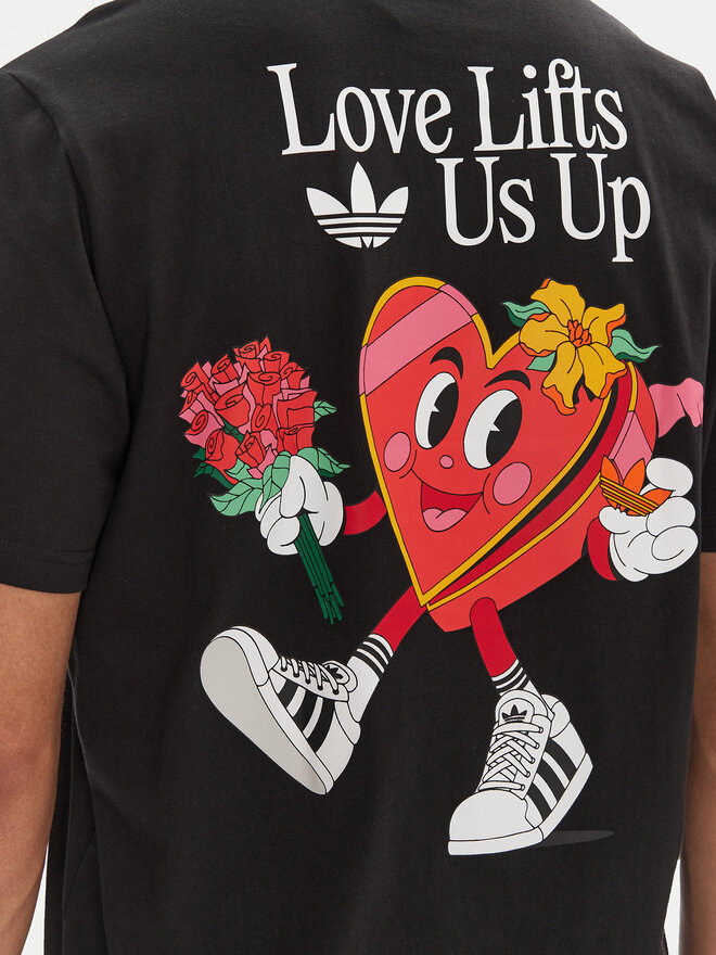 adidas adidas T-Shirt Made by Nelson JN7030 Μαύρο Loose Fit