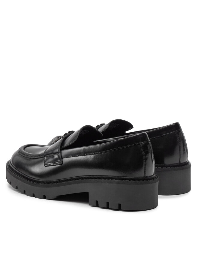 Calvin Klein Jeans Slipper Calvin Klein Jeans Combat Loafer Mg Mtl YW0YW01503 Schwarz