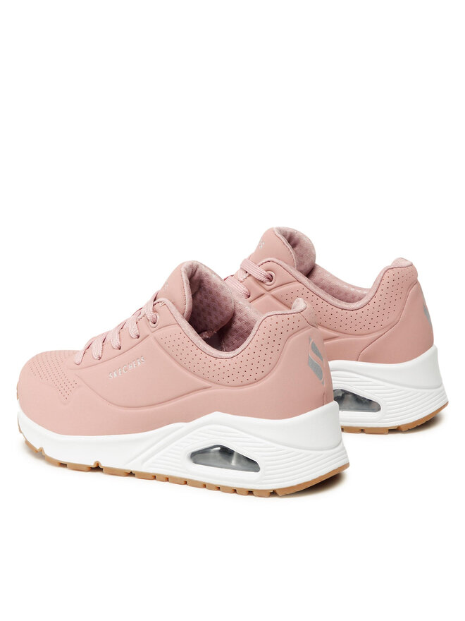 Skechers Sneakersy Skechers Uno Stand On Air 73690/BLSH Růžová