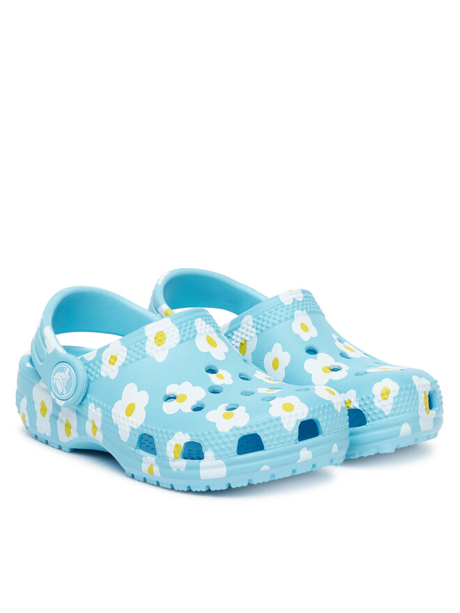 Crocs Шльопанці Crocs Classic Daisy Clog T 211264 Голубий