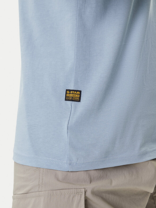 G-Star Raw G-Star Raw Camiseta Base-S D16411-336 Celeste Regular Fit