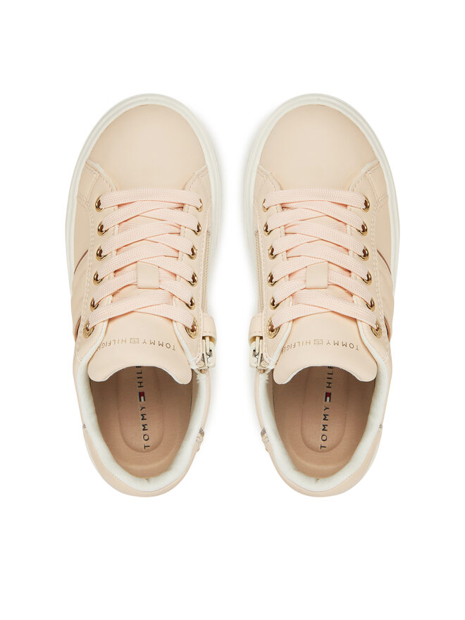Tommy Hilfiger Снікерcи Tommy Hilfiger Low Cut Lace-Up Sneaker T3A9-33745-1439 M Рожевий