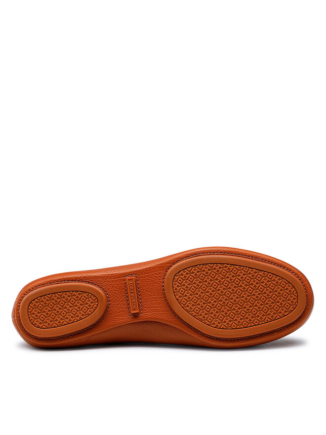 Tory Burch Μπαλαρίνες Tory Burch Minnie Travel Ballet 137776 Καφέ