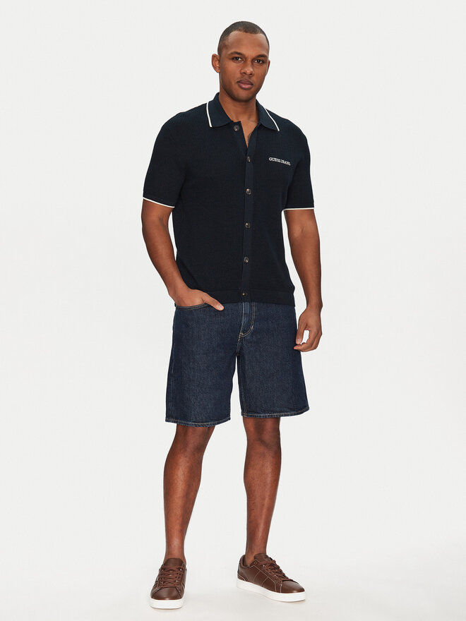 Guess Jeans Guess Jeans Polo majica M5GR18 Z3HM1 Mornarsko modra Regular Fit