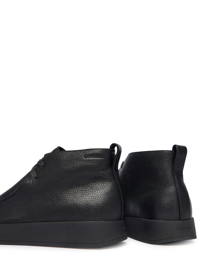 Calvin Klein Schnürschuhe Calvin Klein Hybrid Cup Apron Boot Lth HM0HM01987 Schwarz