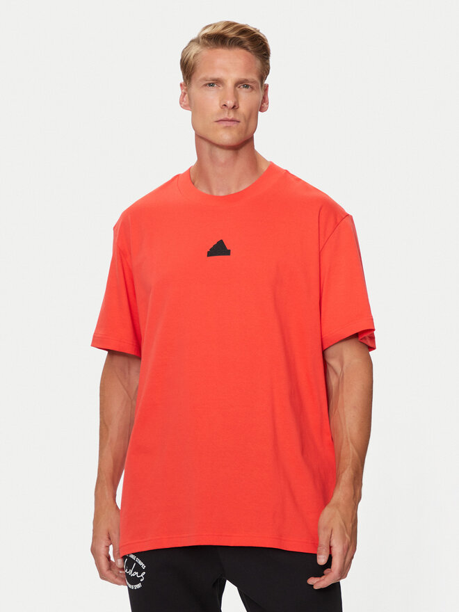 adidas adidas Camiseta Brand Love IW3540 Naranja Loose Fit