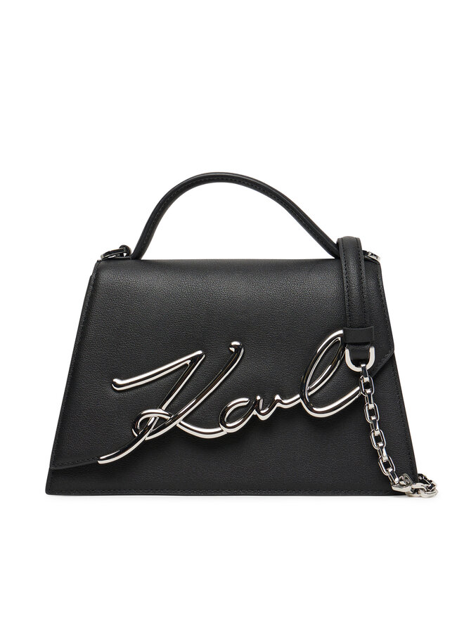 KARL LAGERFELD Ročna torba KARL LAGERFELD A1W30036 Črna