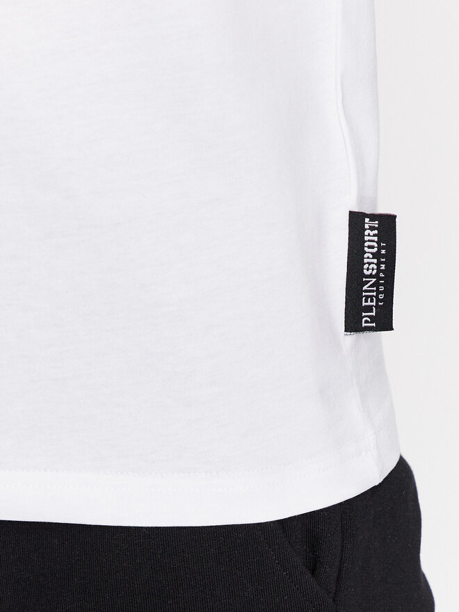 Plein Sport Plein Sport T-Shirt FADC MTK7550 STE003N Λευκό Regular Fit