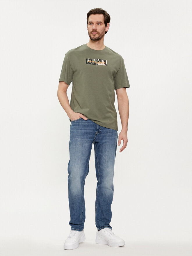 Jack&Jones Jack&Jones Set de 5 camisetas Aop Print 12260781 De color Relaxed Fit
