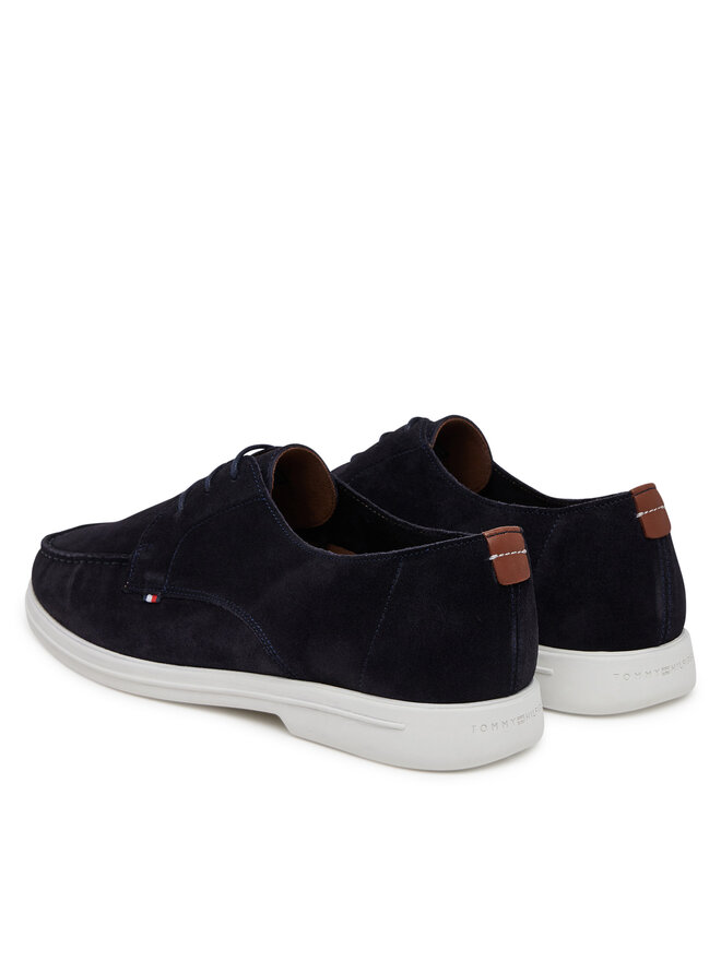 Tommy Hilfiger Mokasini Tommy Hilfiger Moc T Derby FM0FM05495 Mornarsko modra