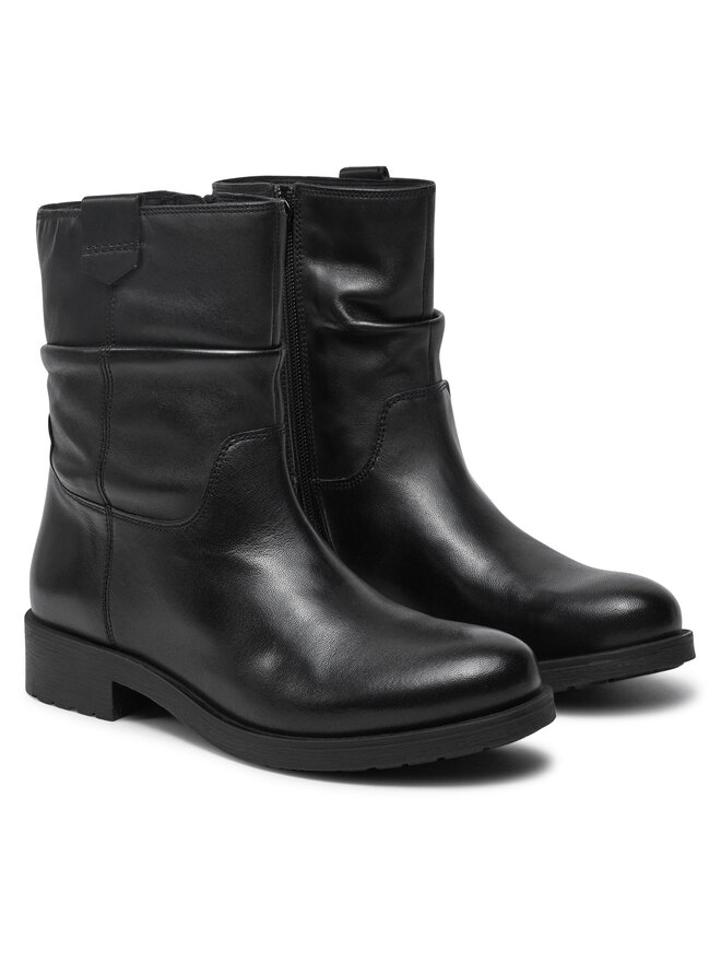 Geox Μποτάκια Geox D466RA 000TU C9999 Μαύρο
