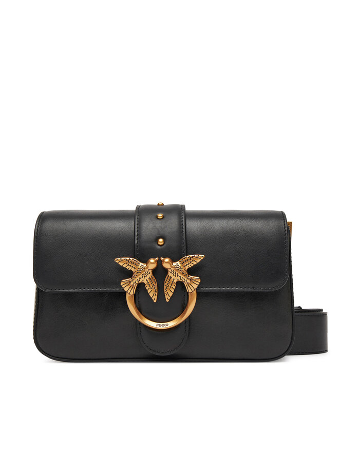 PINKO Handtasche PINKO Love One Mini Slouchy Fl PE 25 PLTT 104340 A2C2 Schwarz