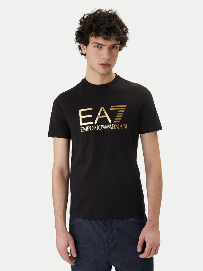EA7 Emporio Armani EA7 Emporio Armani T-Shirt 7M001412 AF22264 MC004 Schwarz Regular Fit